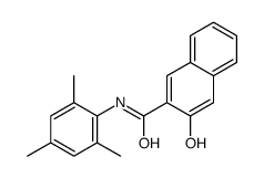 3-hydroxy-N-(2,4,6-trimethylphenyl)naphthalene-2-carboxamide结构式