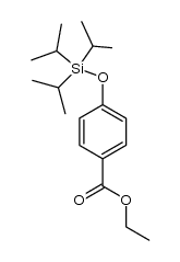 ethyl 4-(triisopropylsilyloxy)benzoate结构式