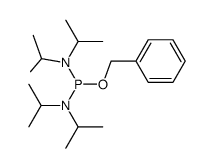 苄基 N,N,N',N'-四异丙基亚磷酰二胺结构式