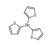 tri-(2-thienyl)-stibine结构式