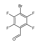 4-bromo-2,3,5,6-tetrafluorobenzaldehyde结构式