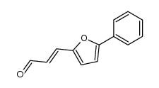 2E,3-(5-phenylfurfuryl)propenal结构式