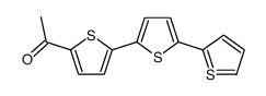 1-[5-(5-thiophen-2-ylthiophen-2-yl)thiophen-2-yl]ethanone结构式