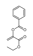 (3-ethoxy-3-oxoprop-1-en-2-yl) benzoate结构式