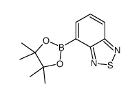4-(4,4,5,5-四甲基-1,3,2-二噁硼烷-2-基)苯并[c][1,2,5]噻二唑结构式