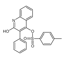 (2-oxo-3-phenyl-1H-quinolin-4-yl) 4-methylbenzenesulfonate结构式