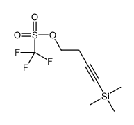 4-trimethylsilylbut-3-ynyl trifluoromethanesulfonate结构式