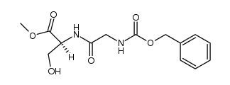 methyl Z-glycyl-L-serinate结构式