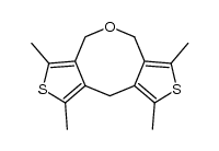 4,6,12,14-tetramethyl-9-oxa-5,13-dithiatricyclo<9.3.0.03,7>tetradeca-1(14),3,6,11-tetraene结构式