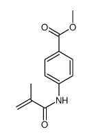 methyl 4-(2-methylprop-2-enoylamino)benzoate结构式
