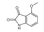 4-甲氧基吲哚啉-2,3-二酮结构式