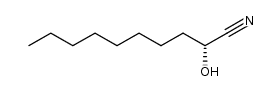 2-hydroxydecanenitrile结构式