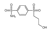4-(3-hydroxypropylsulfonyl)benzenesulfonamide结构式
