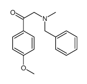 2-[benzyl(methyl)amino]-1-(4-methoxyphenyl)ethanone结构式