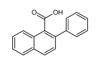 2-phenylnaphthalene-1-carboxylic acid结构式