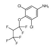 3,5-dichloro-4-(1,1,2,3,3,3-hexafluoropropoxy)aniline结构式