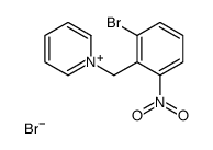 1-(2-Bromo-6-nitrobenzyl)pyridinium bromide结构式