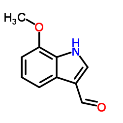 7-甲氧基吲哚-3-甲醛结构式
