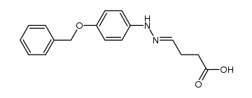 4-(4-benzyloxy-phenylhydrazono)-butyric acid结构式