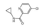 N-Cyclopropyl 4-chloropicolinamide结构式