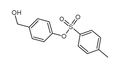 4-(hydroxymethyl)phenyl 4-methylbenzene-1-sulfonate结构式