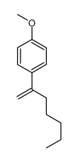1-hept-1-en-2-yl-4-methoxybenzene结构式