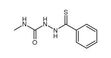 4-methyl-1-thiobenzoylsemicarbazide结构式