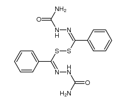 bis(C-phenyl-N-ureido)fomimidoyl disulphide结构式