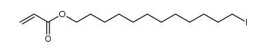 12-iodododecyl acrylate结构式