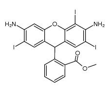 2',4',7'-triiododihydrorhodamine 123结构式