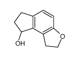 2,6,7,8-tetrahydro-1H-indeno[5,4-b]furan-8-ol结构式