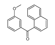(3-methoxyphenyl)-naphthalen-1-ylmethanone结构式