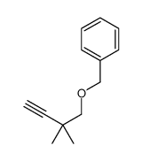 4-苄氧基-3,3-二甲基-1-丁炔结构式
