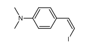 (Z)-4-(2-iodovinyl)-N,N-dimethylaniline结构式