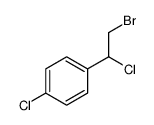 1-(2-bromo-1-chloroethyl)-4-chlorobenzene结构式