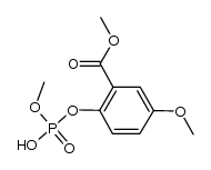methyl 2-(methoxycarbonyl)-4-methoxyphenyl phosphate结构式