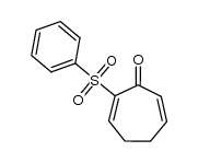 2-benzenesulfonyl-2,6-cycloheptadienone结构式