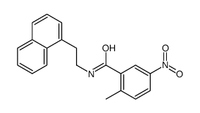 2-甲基-n-(1r-萘-1-基-乙基)-5-硝基苯甲酰胺结构式