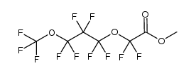 perfluoro-3,7-dioxaoctanoic acid methyl ester结构式