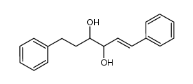 1,6-diphenyl-1-hexene-3,4-diol结构式