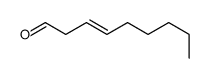 (E)-3-nonen-1-al结构式