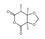 (2R,3R,4R)-2,3,4-trimethyl-2,3-methylenedioxypentanedioic anhydride结构式