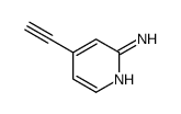 4-乙炔基吡啶-2-胺结构式