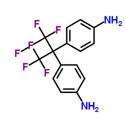 2,2-双(4-氨基苯基)六氟丙烷结构式