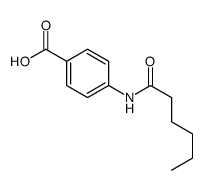 4-(hexanoylamino)benzoic acid结构式
