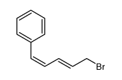 ((1E,3e)-5-溴-1,3-戊二烯)-苯结构式