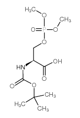 boc-ser(po3me2)-oh结构式
