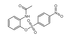 o-(4-nitrobenzenesulfonoxy) acetanilide结构式