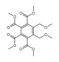 tetramethyl 5,6-bis(methoxymethyl)-1,2,3,4-benzenetetracarboxylate结构式