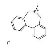 6-methyl-5,7-dihydrobenzo[d][2]benzothiepin-6-ium,iodide结构式